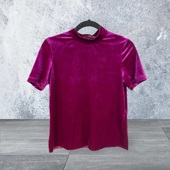 ZARA Trafaluc Velvet Top. EUC - Picture 3 of 3
